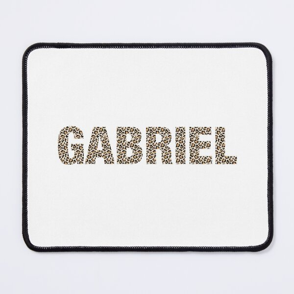 Item preview, Gabriel name leopard pattern my name is Gabriel gift birthday holiday anniversary Essential Inspiration Joy Mood Funny designed and sold by DesignByHeartUK.