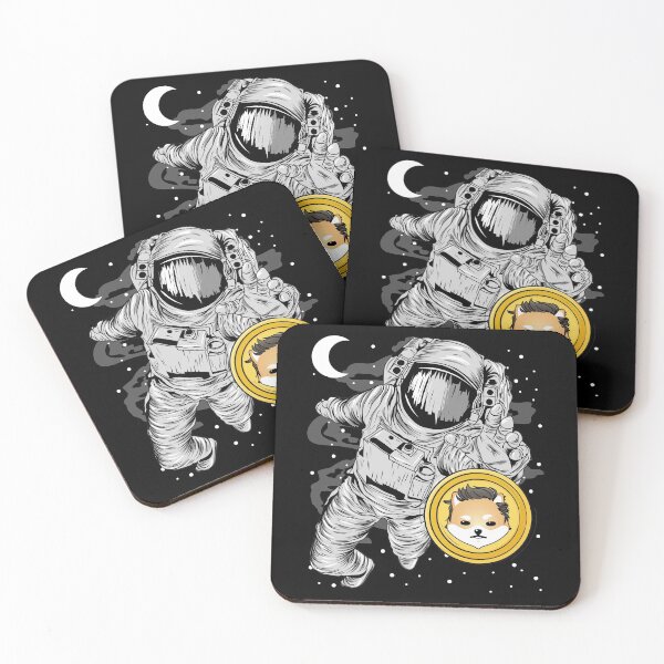 Item preview, Astronaut Reaching Out Dogelon Mars ELON Coin To The Moon Crypto Token Blockchain Cryptocurrency Wallet designed and sold by JaxonBrown.