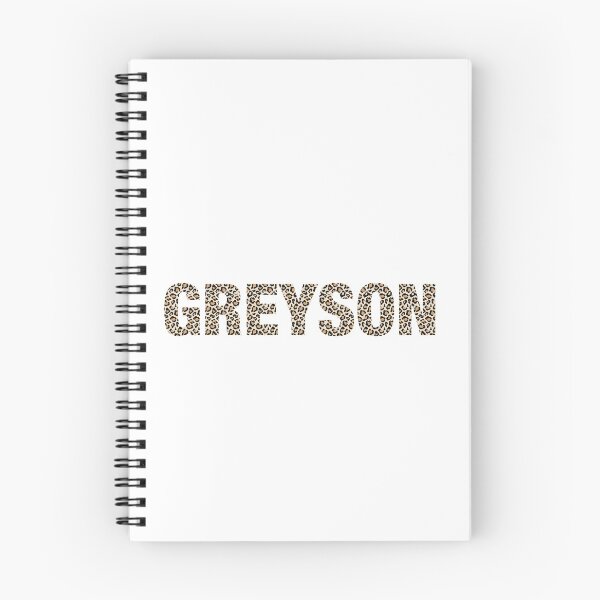 Item preview, Greyson name leopard pattern my name is Greyson gift birthday holiday anniversary Essential Inspiration Joy Mood Funny designed and sold by DesignByHeartUK.