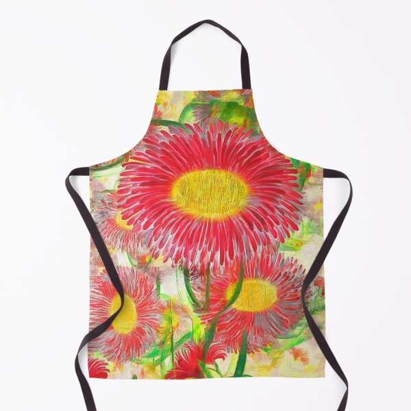 Item preview, Mesembryanthemums Red Flowers Refactored - Robert Jacob Gordon Remix designed and sold by SeaChangeDesign.
