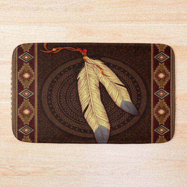 Item preview, Native Feathers mandala African Eagle Tribal designed and sold by MignonBeauty.