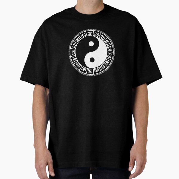 Item preview, Greek Key Ying Yang Feng Shui Yin Yang designed and sold by Minnesnowta.