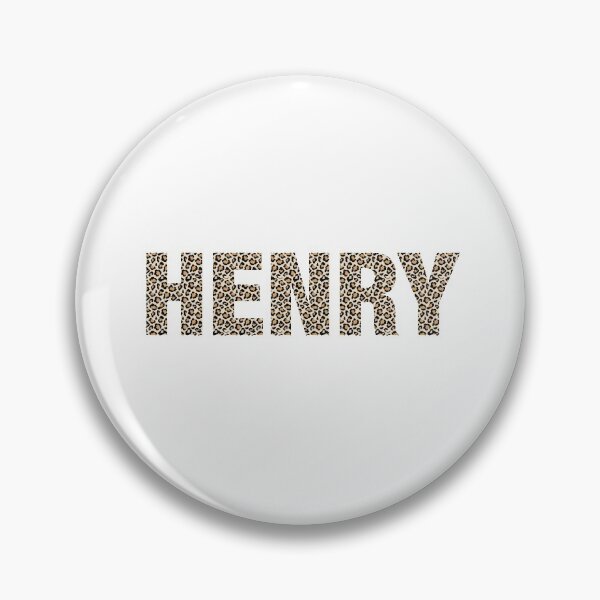 Item preview, Henry name leopard pattern my name is Henry gift birthday holiday anniversary Essential Inspiration Joy Mood Funny designed and sold by DesignByHeartUK.