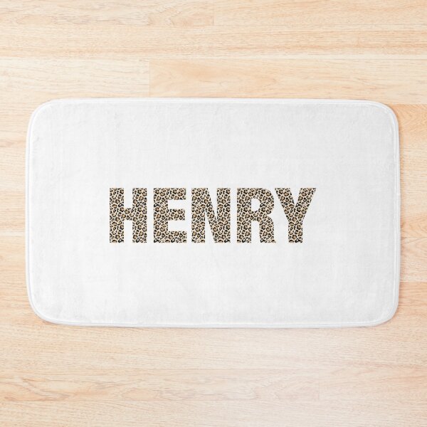 Item preview, Henry name leopard pattern my name is Henry gift birthday holiday anniversary Essential Inspiration Joy Mood Funny designed and sold by DesignByHeartUK.