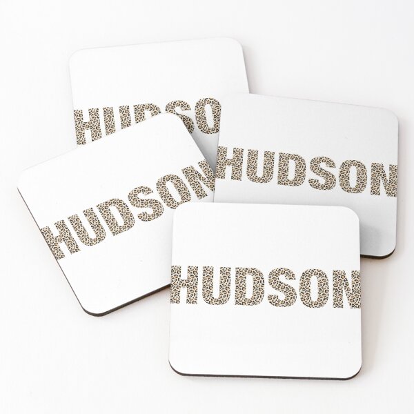 Item preview, Hudson name leopard pattern my name is Hudson gift birthday holiday anniversary Essential Inspiration Joy Mood Funny designed and sold by DesignByHeartUK.