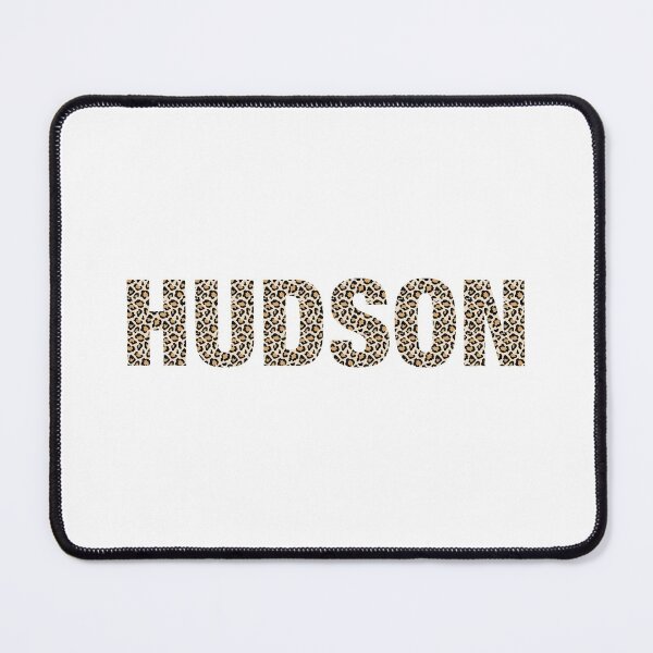 Item preview, Hudson name leopard pattern my name is Hudson gift birthday holiday anniversary Essential Inspiration Joy Mood Funny designed and sold by DesignByHeartUK.