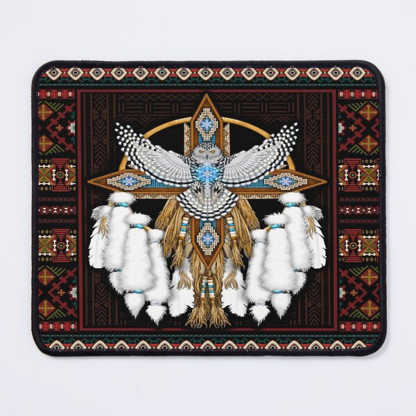 Item preview, Native Snowy Owl African Eagle Tribal designed and sold by MignonBeauty.