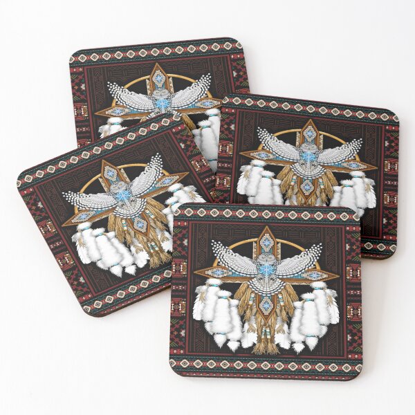 Item preview, Native Snowy Owl African Eagle Tribal designed and sold by MignonBeauty.