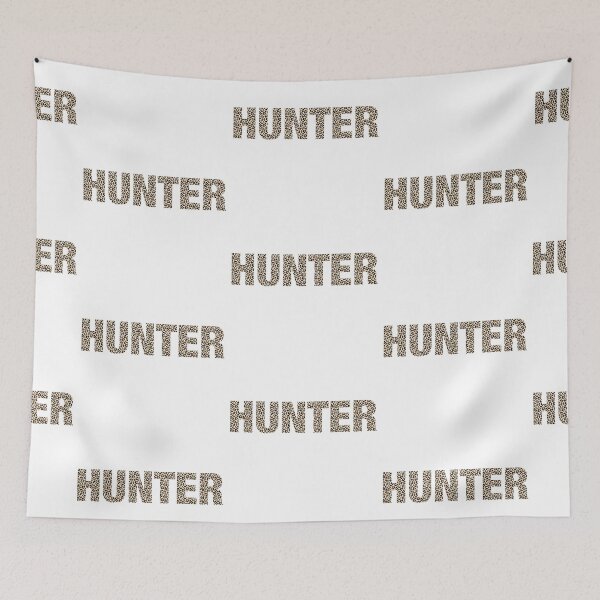Item preview, Hunter name leopard pattern my name is Hunter gift birthday holiday anniversary Essential Inspiration Joy Mood Funny designed and sold by DesignByHeartUK.