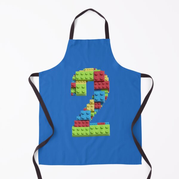 Item preview, Number 2 Built From Plastic Building Bricks - Primary Colors designed and sold by TheFlyingPug.