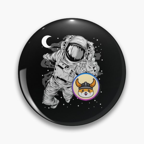 Item preview, Astronaut Reaching Out Floki Inu Coin To The Moon Floki Army Crypto Token Blockchain Cryptocurrency Wallet designed and sold by JaxonBrown.
