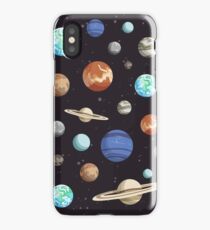 Retro Planet Design iPhone Case