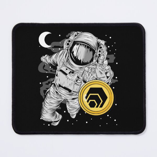 Item preview, Astronaut Reaching Out HEX Coin To The Moon HEX Crypto Token Blockchain Cryptocurrency Wallet designed and sold by JaxonBrown.