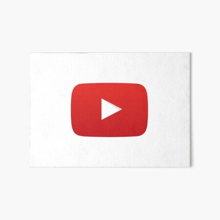 YouTube-Wiedergabetaste (YouTube-Logo) Galeriedruck