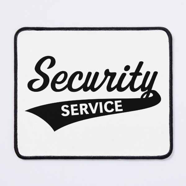 Item preview, Security Service Lettering (Team / Black) designed and sold by MrFaulbaum.