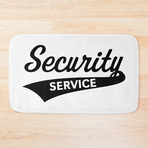 Item preview, Security Service Lettering (Team / Black) designed and sold by MrFaulbaum.