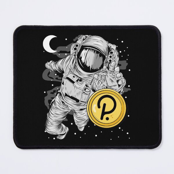 Item preview, Astronaut Reaching Out Polkadot DOT Coin To The Moon Crypto Token Blockchain Cryptocurrency Wallet designed and sold by JaxonBrown.