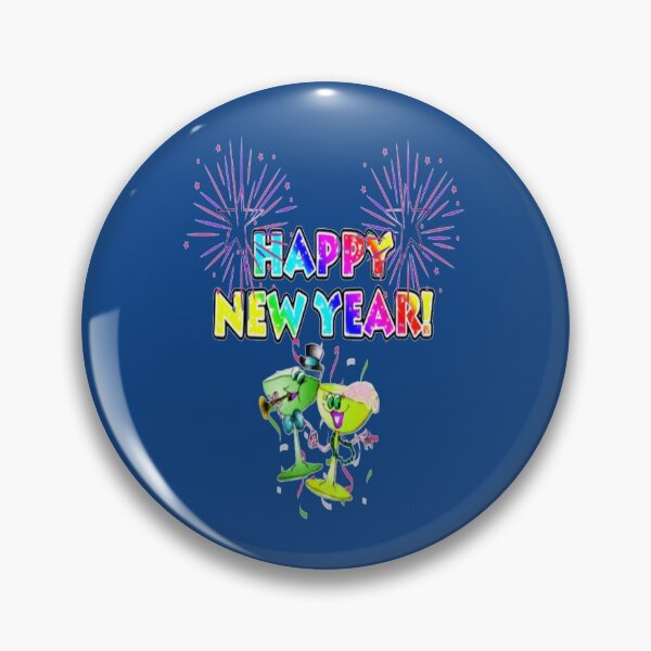 Item preview, Happy New Year Colorful Abstract Lettering Design with Glasses,4, Howdy New Year,New Years Celebration, New Years Eve Countdown designed and sold by Adri Barnard.