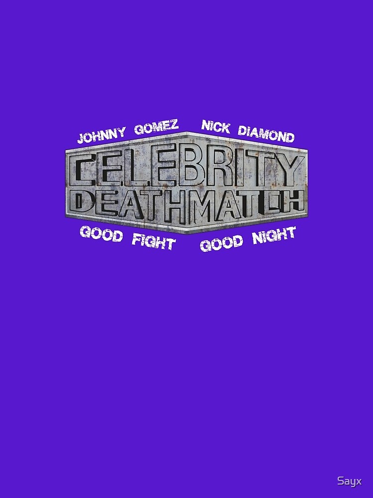 celebrity death match t shirt