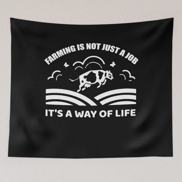 Item preview, Farming Is Not Just A Job It's A Way Of Life Design designed and sold by TeesForTheWorld.