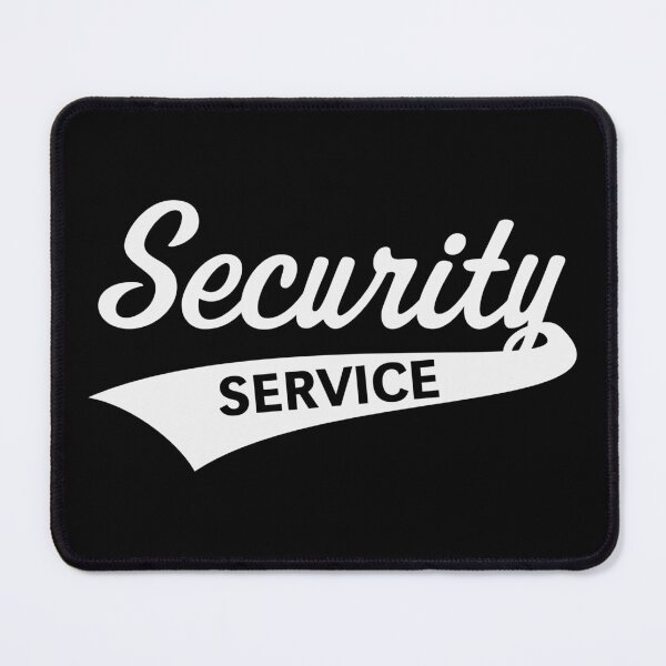 Item preview, Security Service Lettering (Team / White) designed and sold by MrFaulbaum.