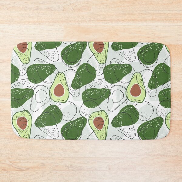 Item preview, Seamless with avocado designed and sold by VannaShanha.