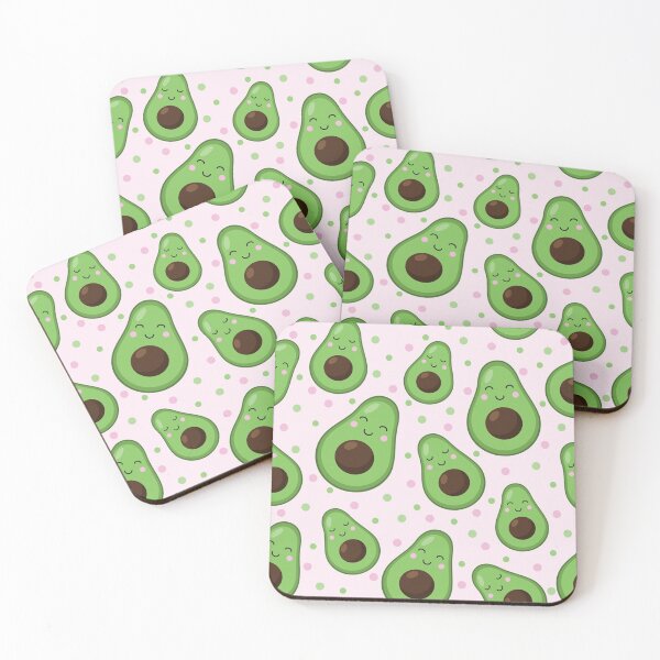 Item preview, Smiling avocado seamless  designed and sold by VannaShanha.