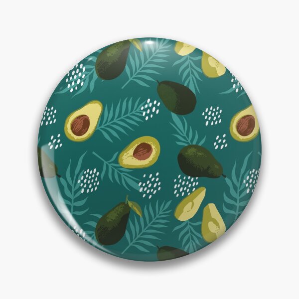 Item preview, Avocado, flowers and leaves seamless texture  designed and sold by VannaShanha.