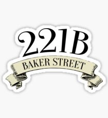 221B Baker Street Sticker