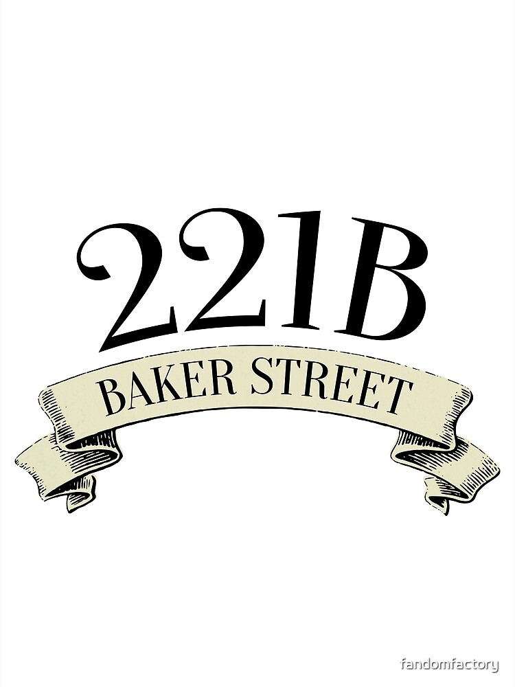 "221B Baker Street" Canvas Print For Sale By Fandomfactory | Redbubble