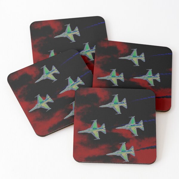 Item preview, Black Eagles Formation Bend In Neon designed and sold by Fearless-Fox.
