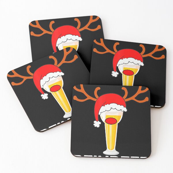 Item preview, Reinbeer Santa Claus Reindeer Beer Funny Christmas Drinking designed and sold by AaronWeedo.