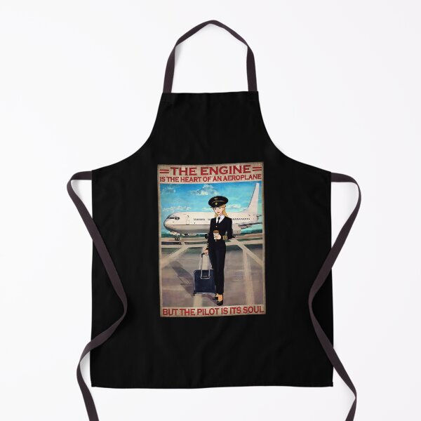 Item preview, The Engine Is The Heart Of An Aeroplane But The Pilot Is Its Soul - Women Pilot Poster Gift designed and sold by HerBertTeee.