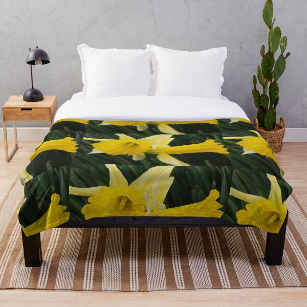 Item preview, Yellow Daffodils Flower Garden Nature Photography designed and sold by blackoliveshop.