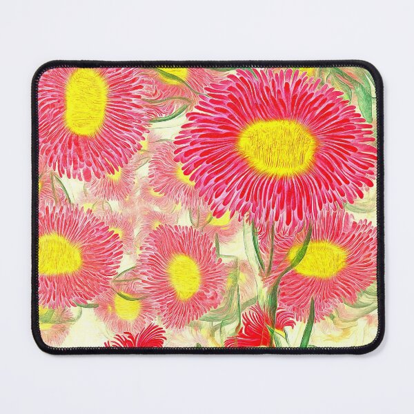 Item preview, Mesembryanthemums Red Flowers Remixed  - Robert Jacob Gordon Botanical designed and sold by SeaChangeDesign.