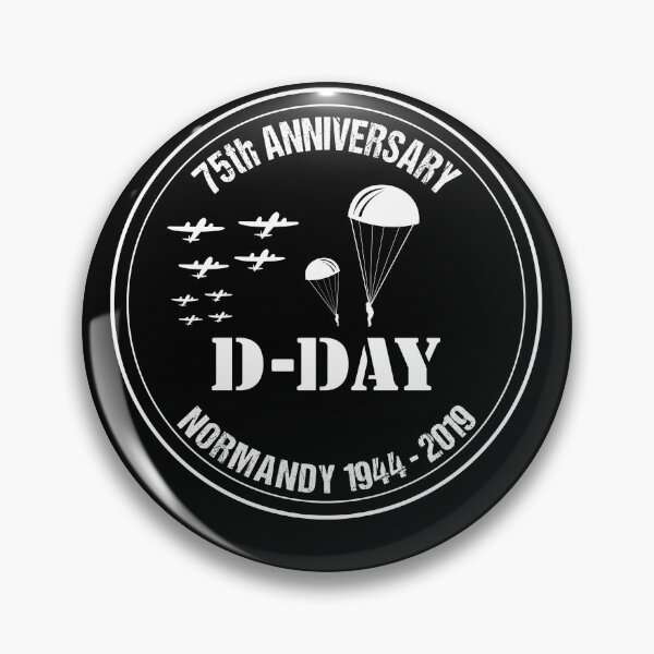 Item preview, 75th D-DayAnniversary Normandy Landings Invasion Veteran Parachute Military  designed and sold by stearman.