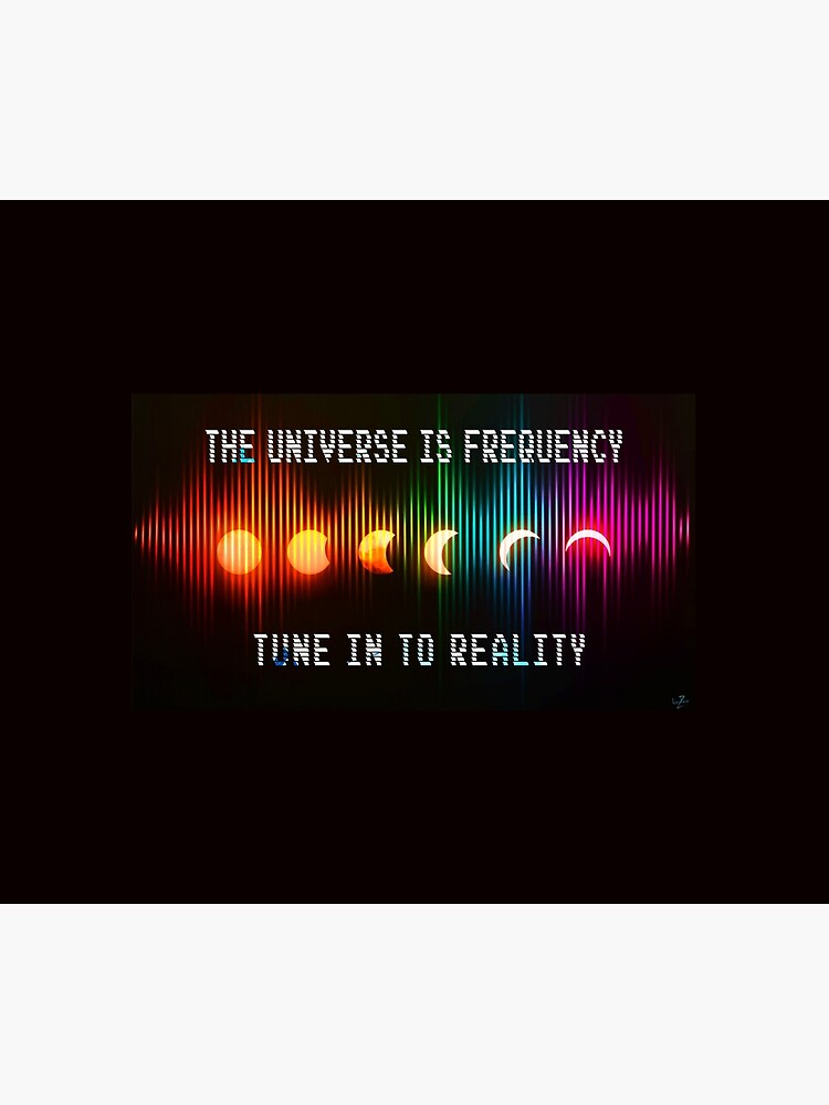 Thumbnail 6 of 6, Throw Blanket, The Universe is Frequency, Tune in to Reality designed and sold by KimberZcreation.
