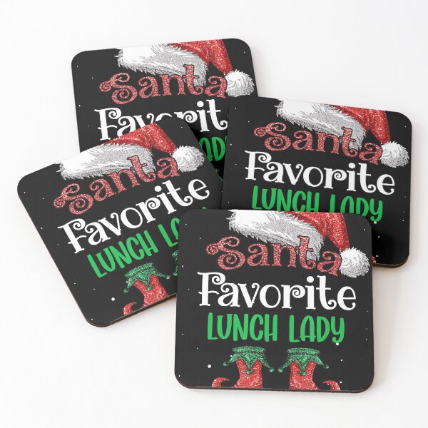 Item preview, Santa's Favorite Lunch lady Funny Christmas Santa  designed and sold by AaronWeedo.