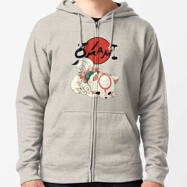 Okami Amaterasu chibi Zipped Hoodie