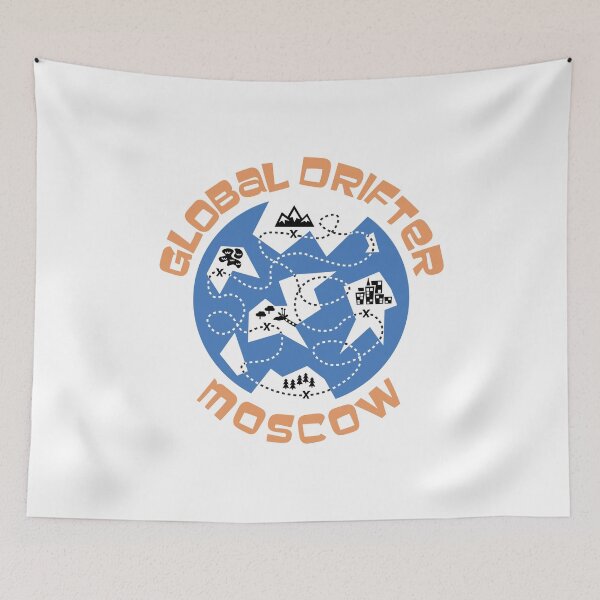 Item preview, Moscow Global Drifter designed and sold by designkitsch.