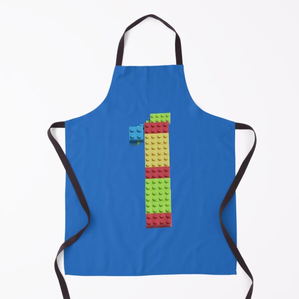 Item preview, Number 1 Built From Plastic Building Bricks - Primary Colors designed and sold by TheFlyingPug.