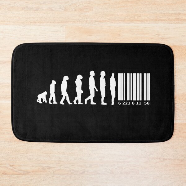 Item preview, HUMAN EVOLUTION BARCODE STICKERS designed and sold by Teetans.