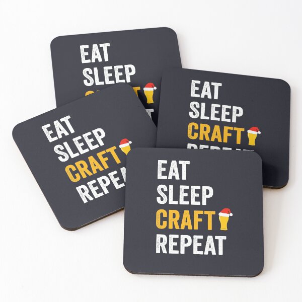 Item preview, eat sleep craft repeat  designed and sold by champagnemoment.