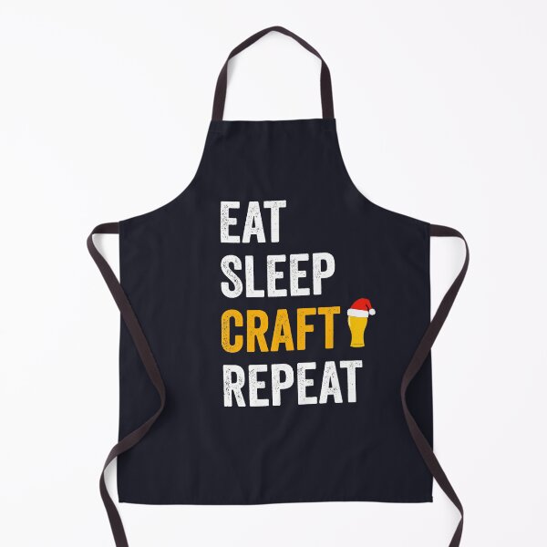 Item preview, eat sleep craft repeat designed and sold by champagnemoment.