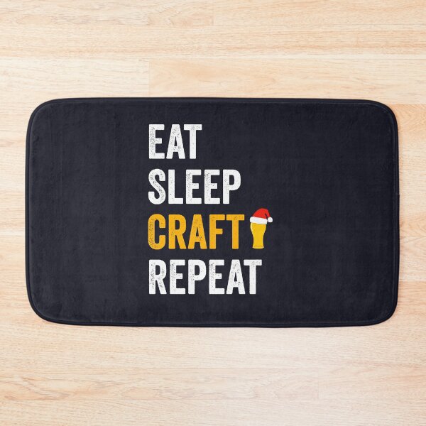 Item preview, eat sleep craft repeat  designed and sold by champagnemoment.