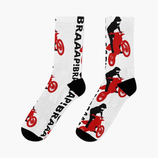 Item preview, ¡BRAAAP! Ciclismo de tierra (rojo y negro) designed and sold by Wheeler-Styl3.