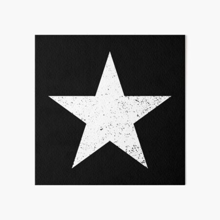 Military star stencil design Art Board Print for Sale by MintGubbins