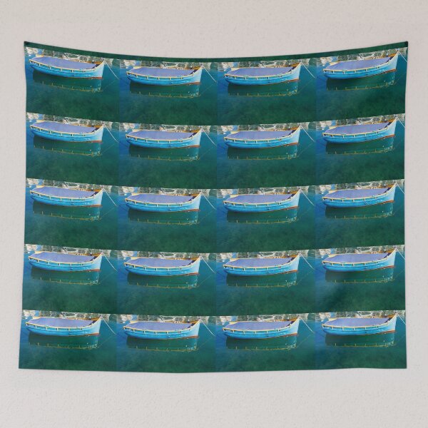 Item preview, Crystal Clear Mediterranean Blue - Sea Boy at Anchor designed and sold by Georgia Mizuleva.
