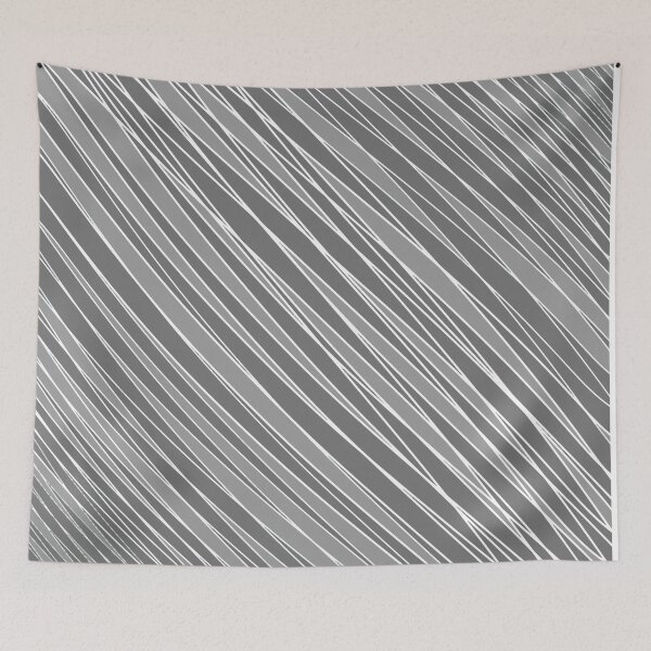 Item preview, Striped-pattern, grey, simple, minimal, minimalist, lined-pattern, stripe, modern, trendy, basic, digital, pattern, abstract, lines, line, line-art, jewel-color, designed and sold by PrintedDreams.