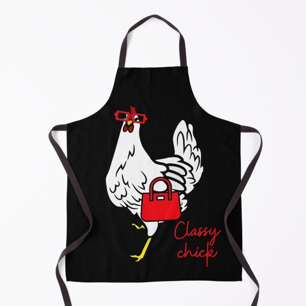 Item preview, Classy Chick. Sophisticated Lady! Funny chicken, play on words designed and sold by JellyBeenzz.